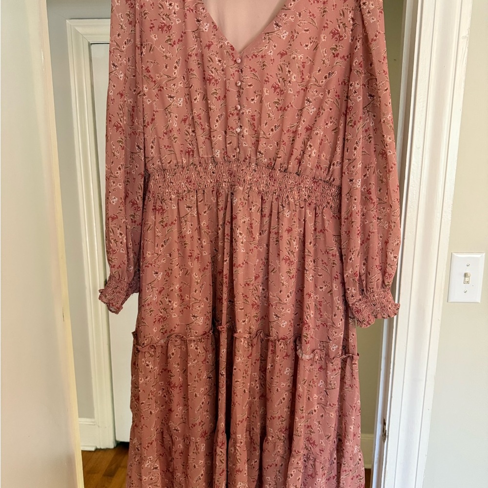Floral Pink Dress